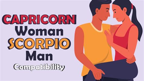 scorpio man and capricorn woman compatibility|scorpio and capricorn sexual compatibility.